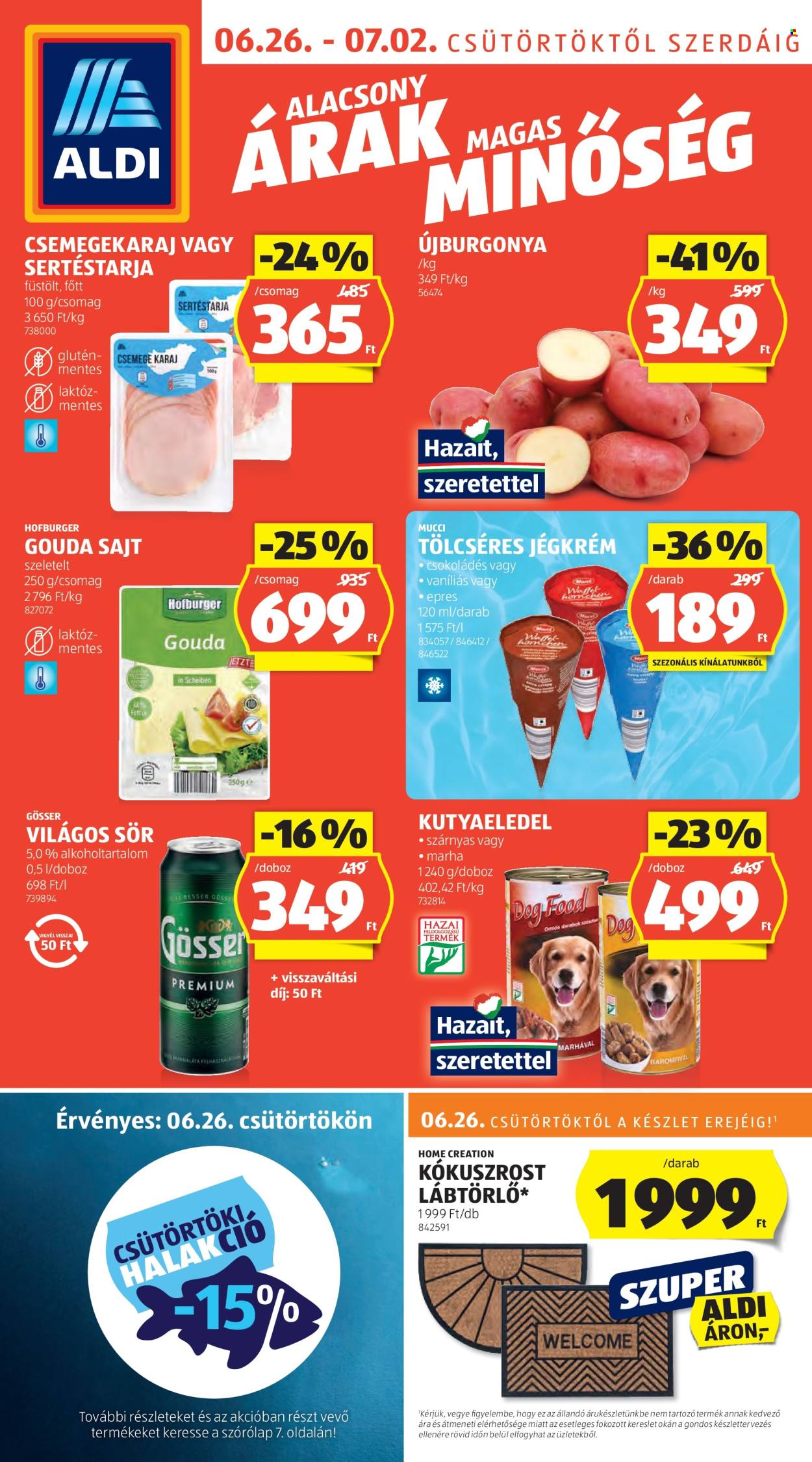 Aldi akciós újságok - 2025.06.26 - 2025.07.02. Oldal 1