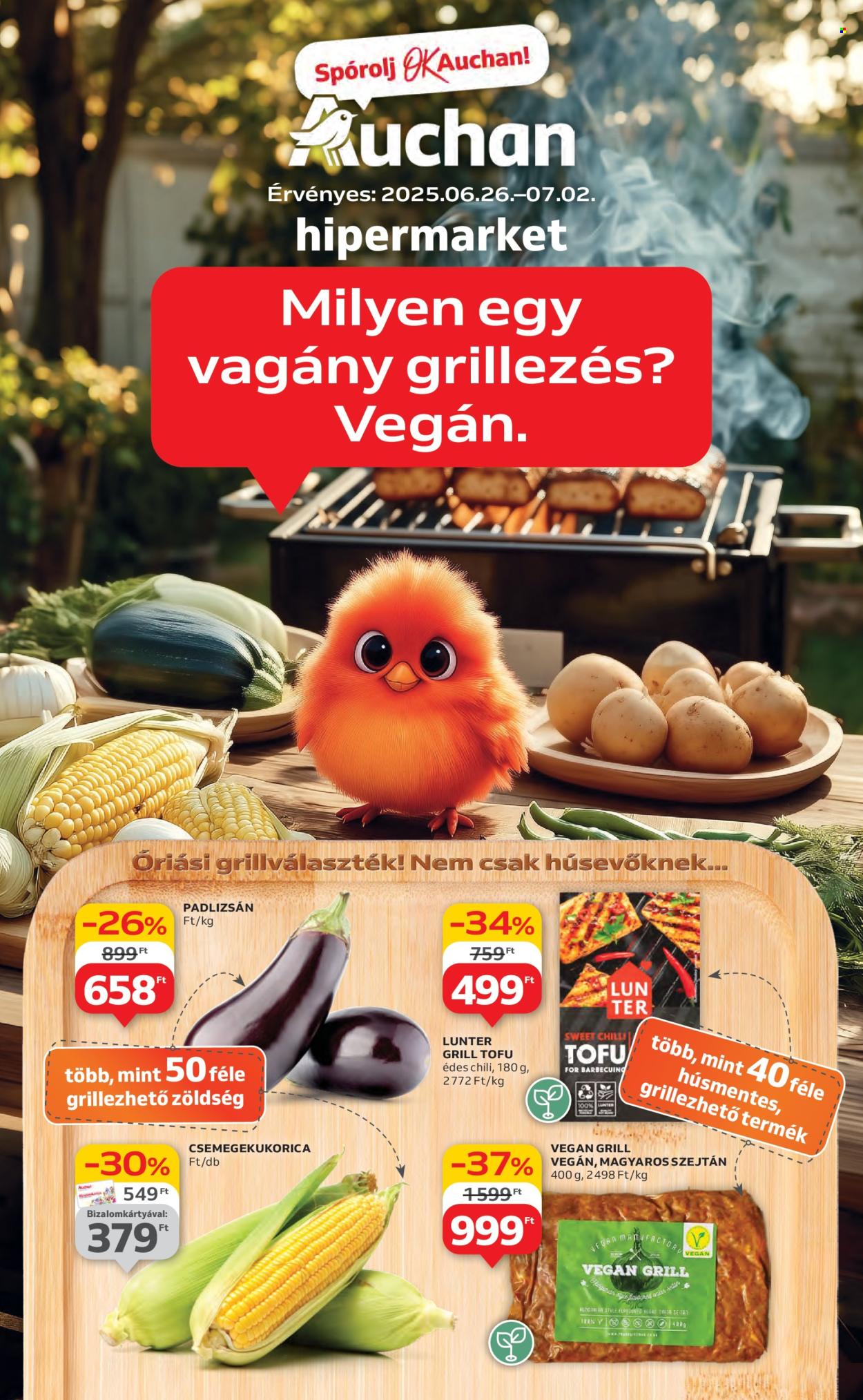 Auchan akciós újságok - 2025.06.26 - 2025.07.02. Oldal 1