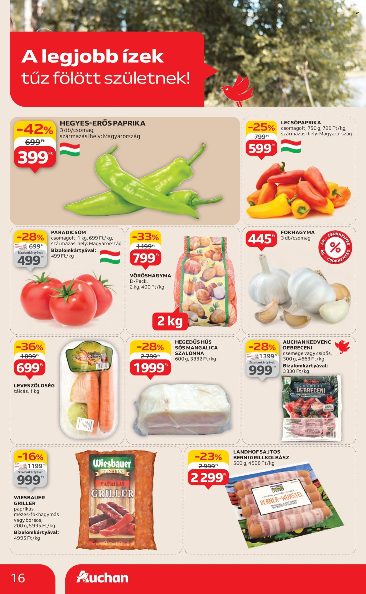 Auchan akciós újságok - 2025.06.26 - 2025.07.02. Oldal 16