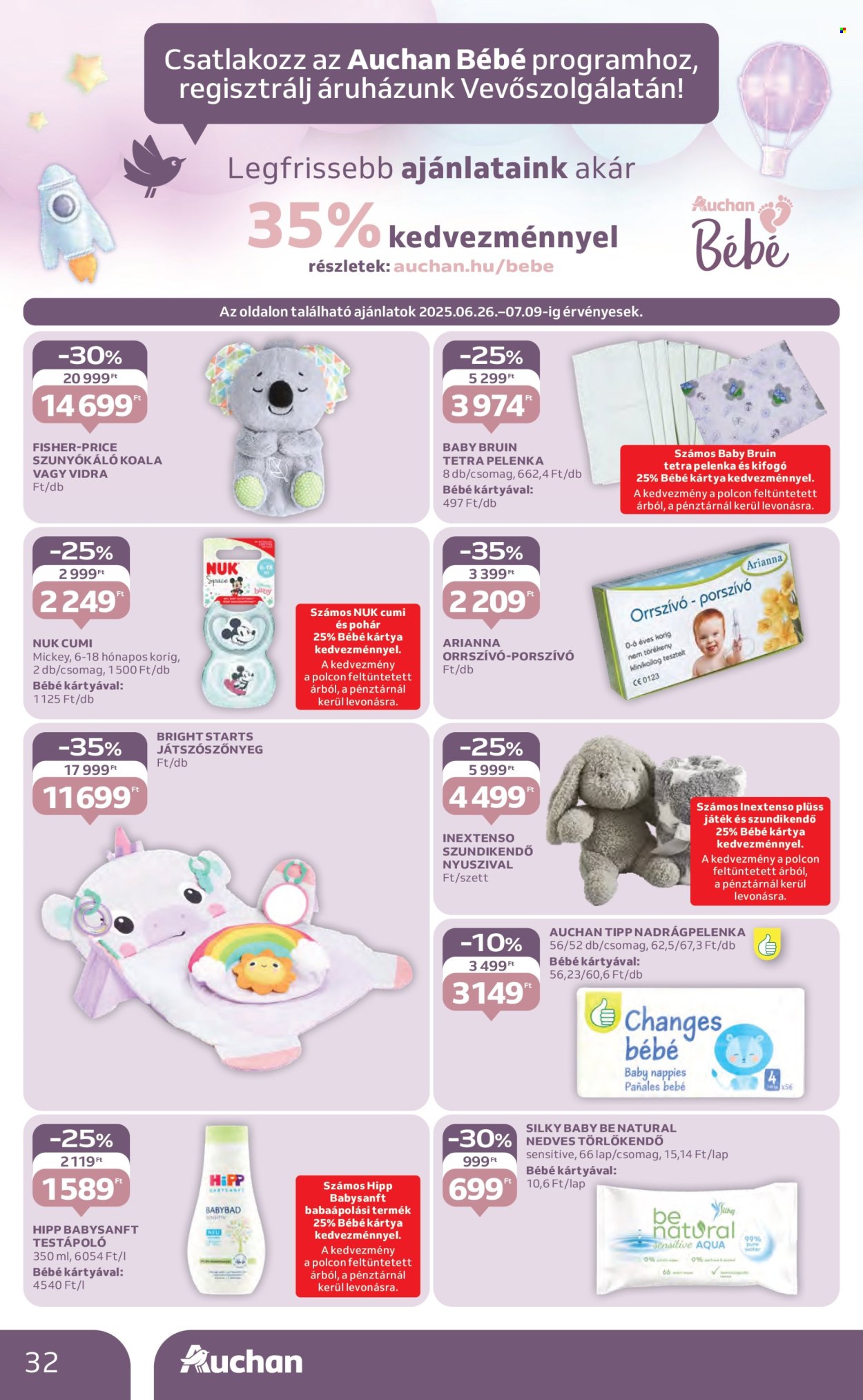 Auchan akciós újságok - 2025.06.26 - 2025.07.02. Oldal 32