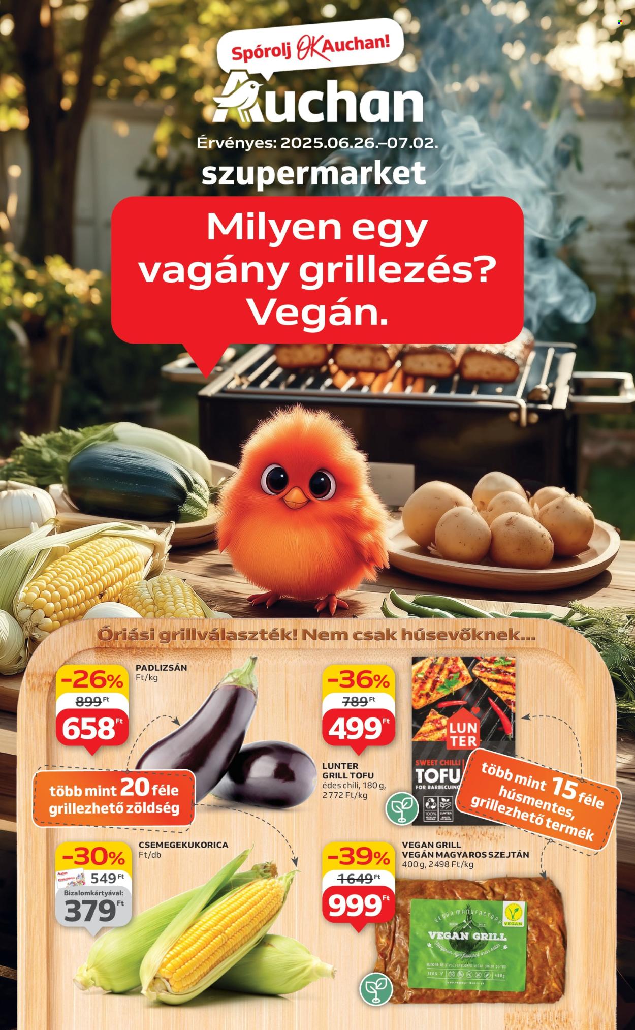 Auchan akciós újságok - 2025.06.26 - 2025.07.02. Oldal 1