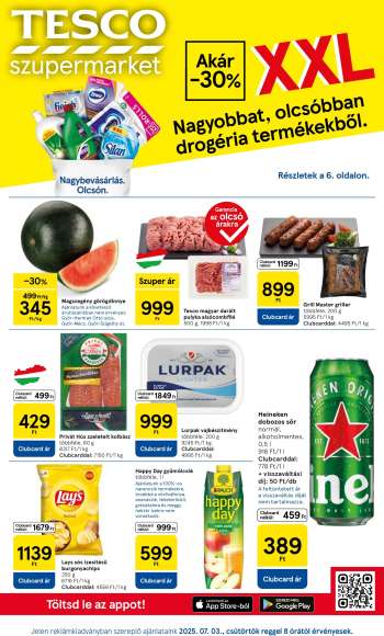 Újság TESCO - 2025.07.03 - 2025.07.09.