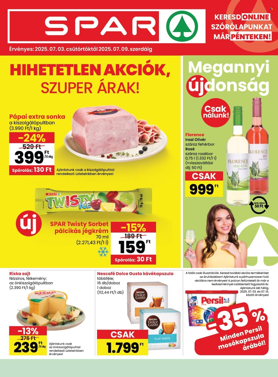 SPAR akciós újságok - 2025.07.03 - 2025.07.09. Oldal 1