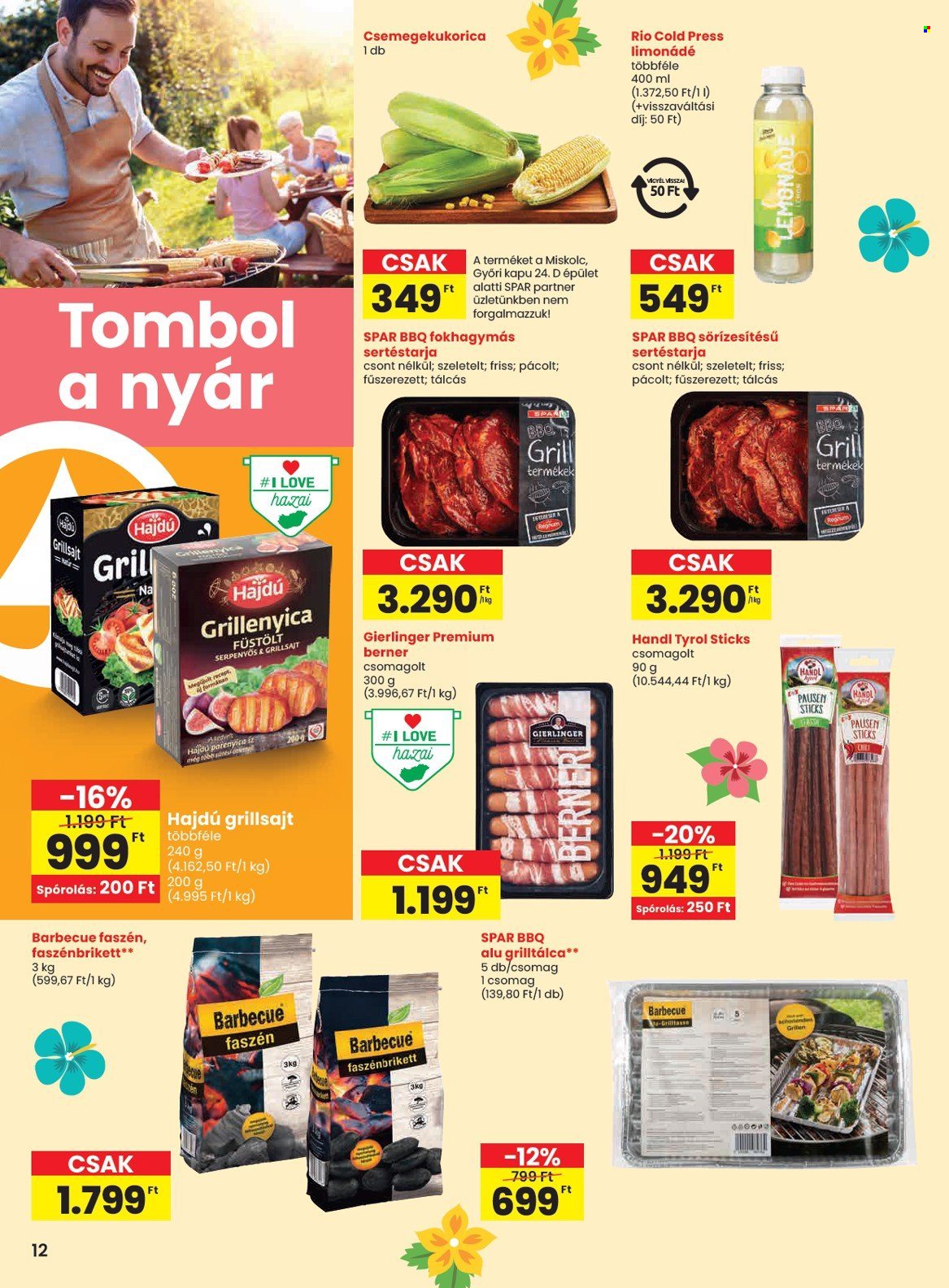 SPAR akciós újságok - 2025.07.03 - 2025.07.09. Oldal 12