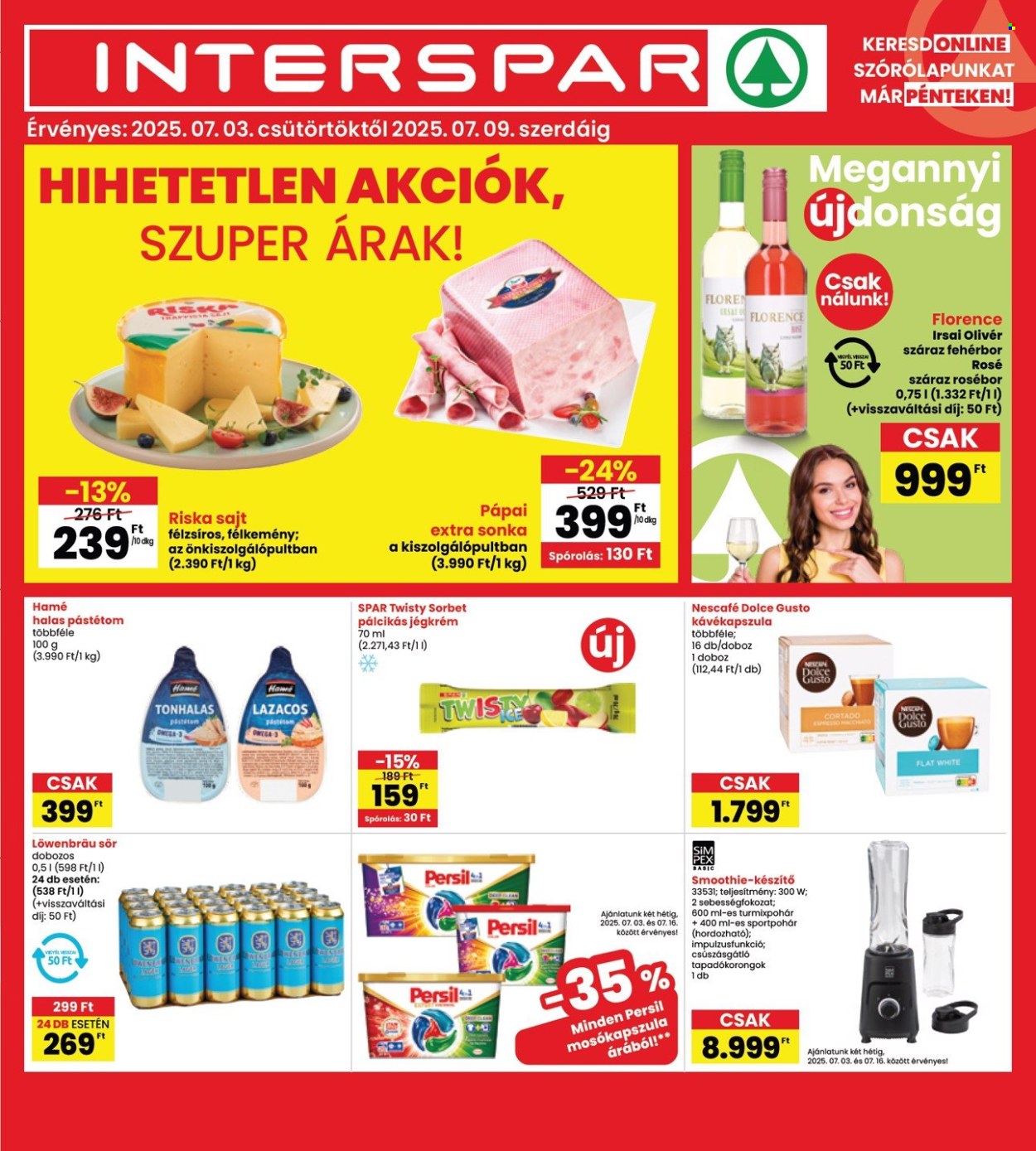 INTERSPAR akciós újságok - 2025.07.03 - 2025.07.09. Oldal 1