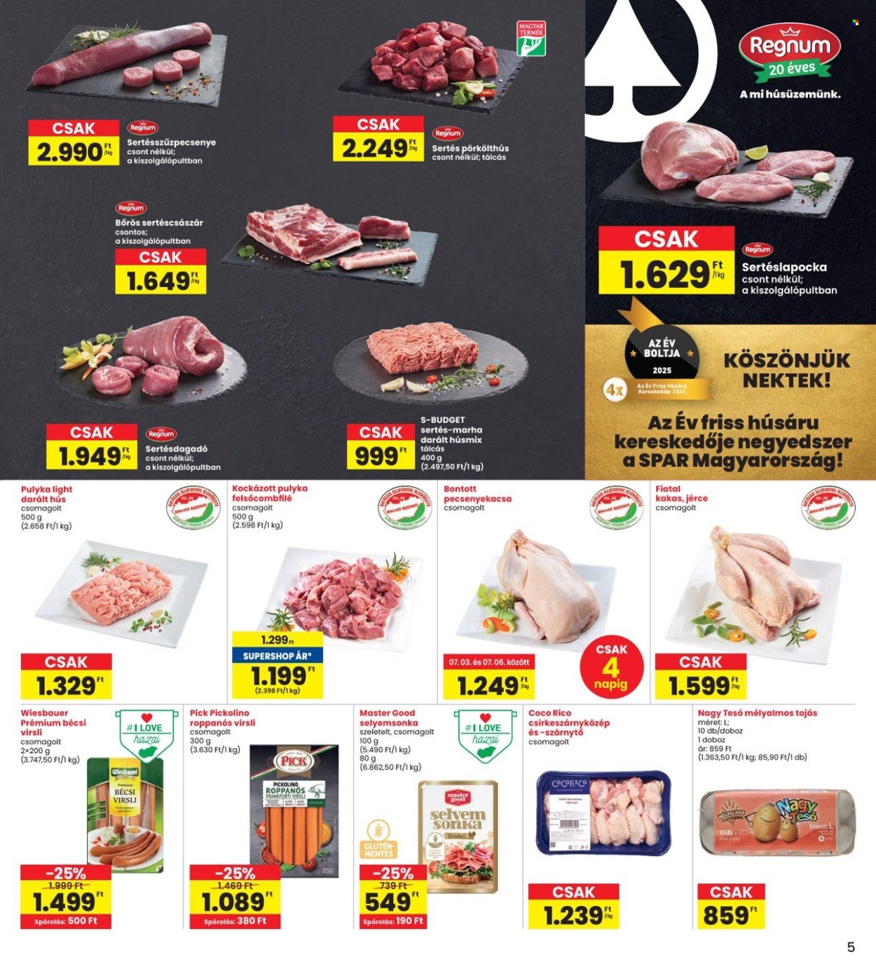 INTERSPAR akciós újságok - 2025.07.03 - 2025.07.09. Oldal 5