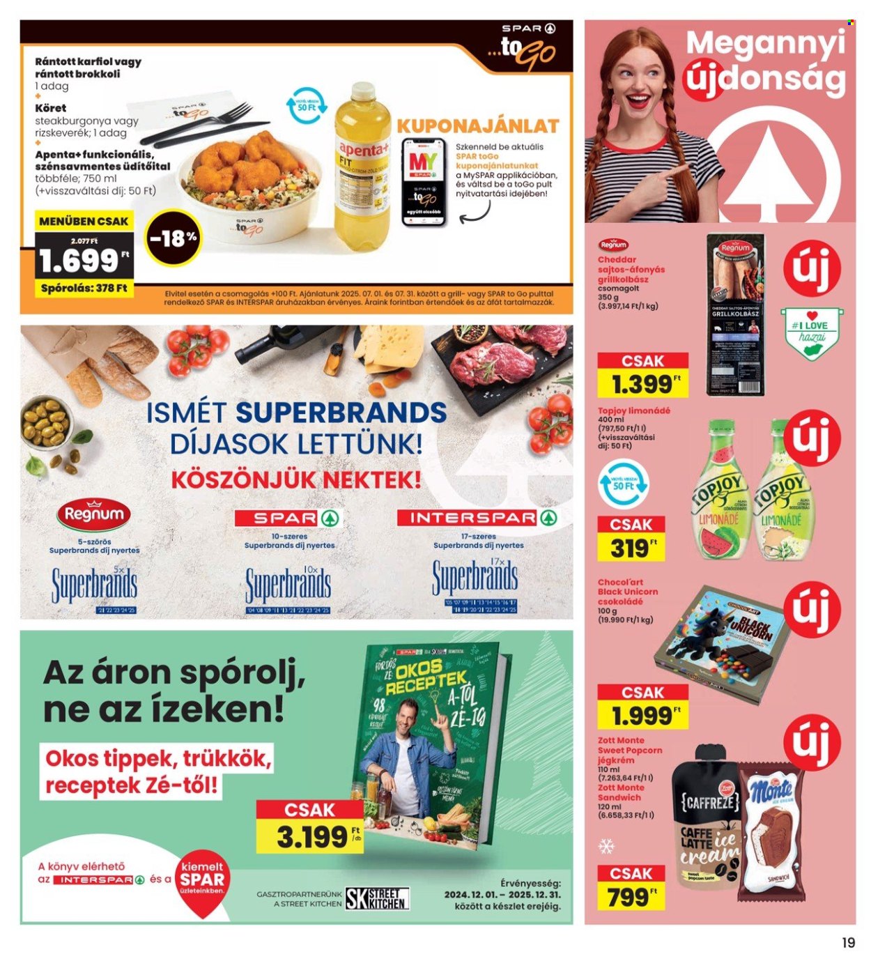 INTERSPAR akciós újságok - 2025.07.03 - 2025.07.09. Oldal 19