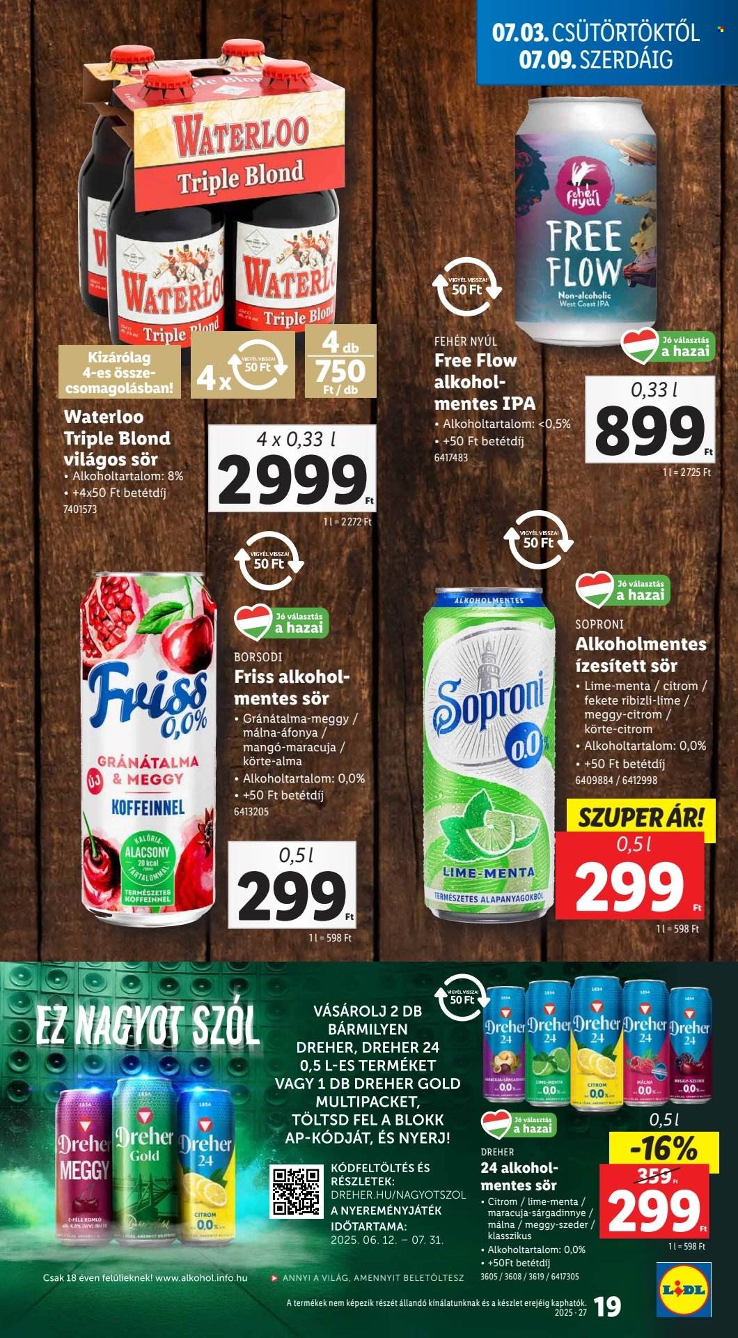 Lidl akciós újságok - 2025.07.03 - 2025.07.09. Oldal 19
