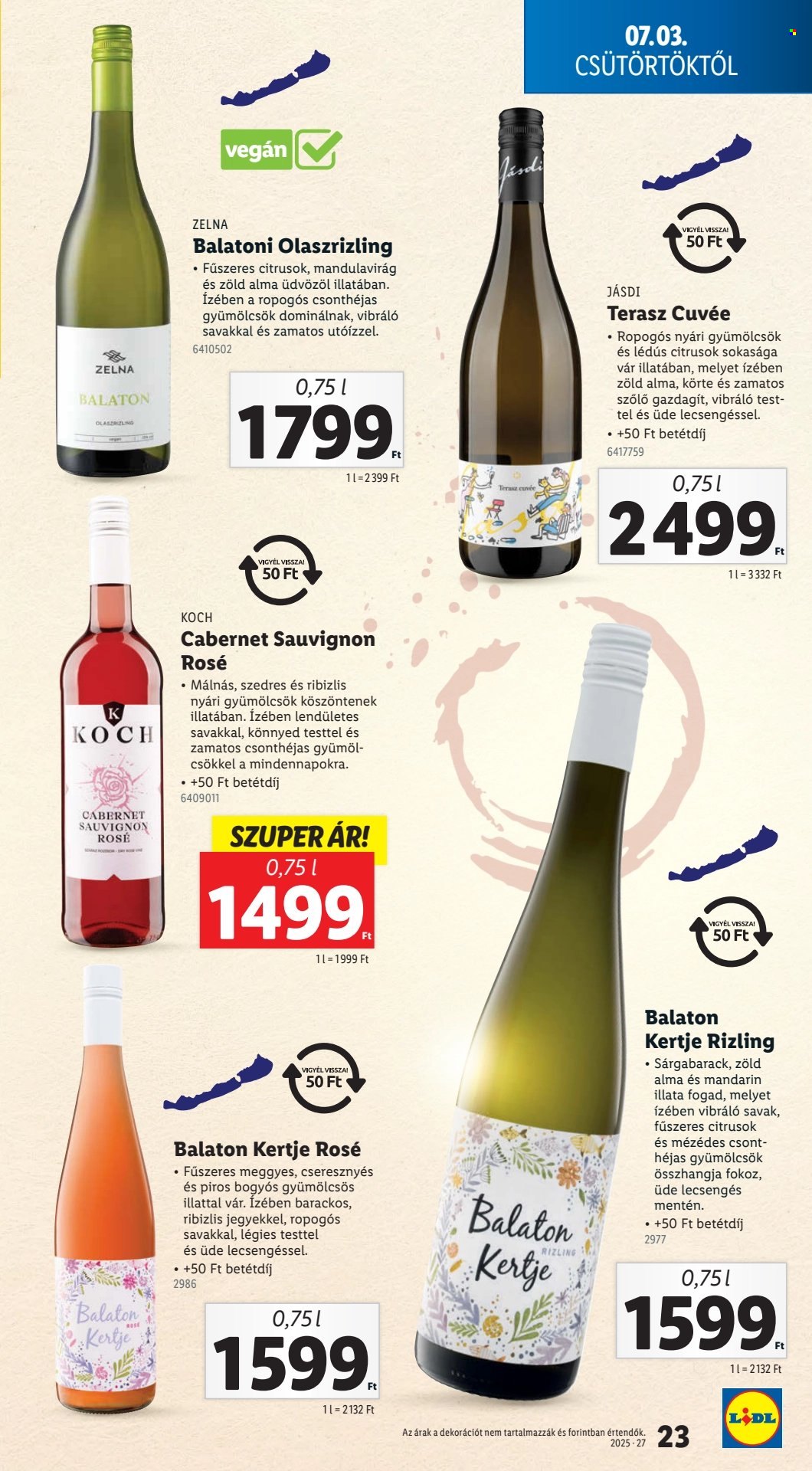 Lidl akciós újságok - 2025.07.03 - 2025.07.09. Oldal 23