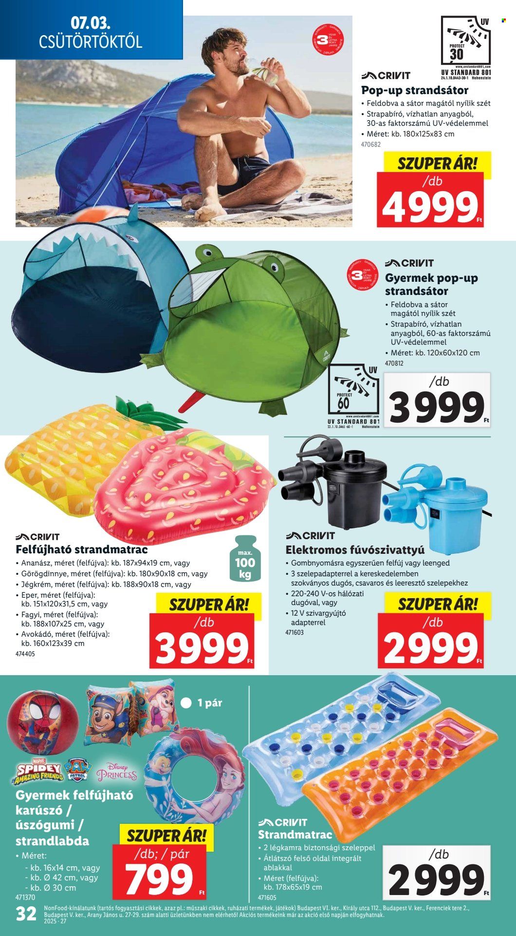 Lidl akciós újságok - 2025.07.03 - 2025.07.09. Oldal 32
