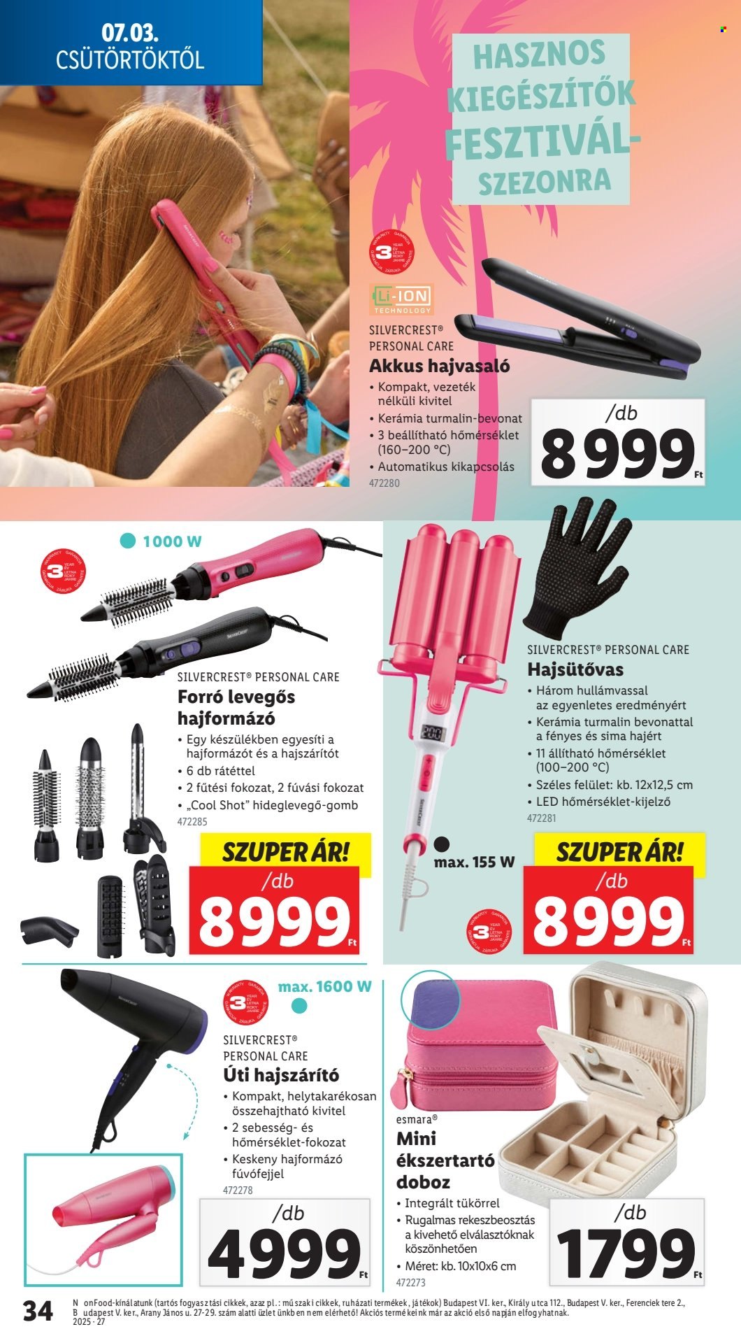 Lidl akciós újságok - 2025.07.03 - 2025.07.09. Oldal 34