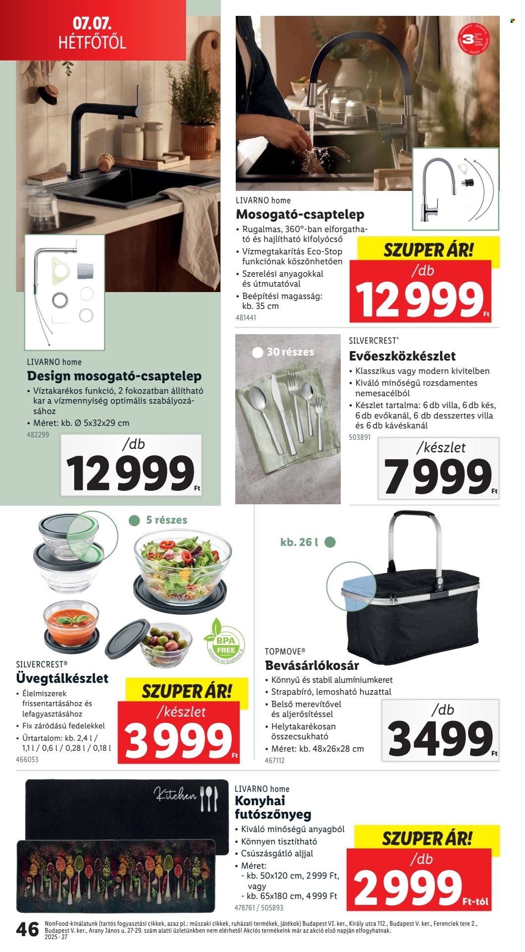 Lidl akciós újságok - 2025.07.03 - 2025.07.09. Oldal 46