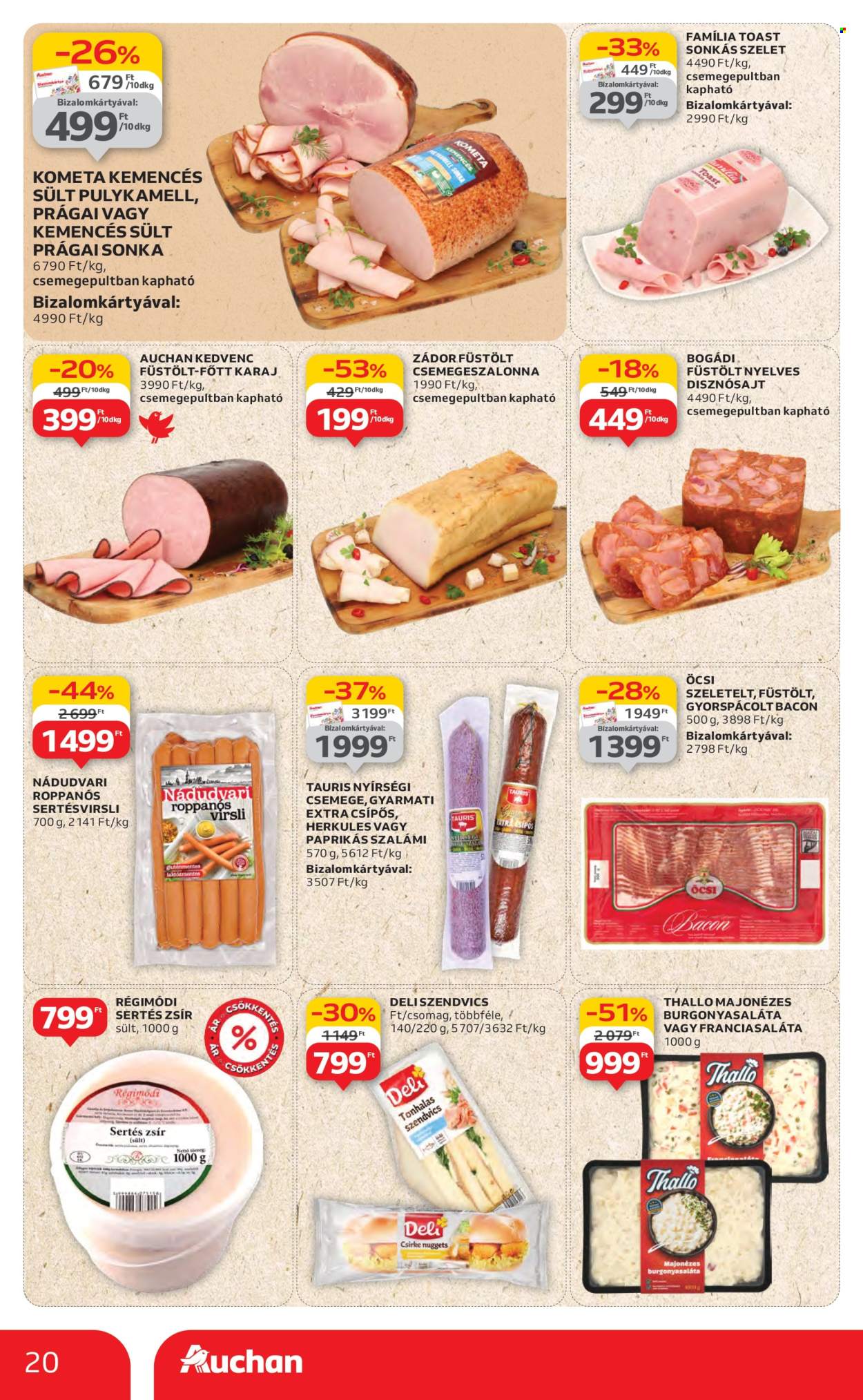 Auchan akciós újságok - 2025.07.03 - 2025.07.09. Oldal 20