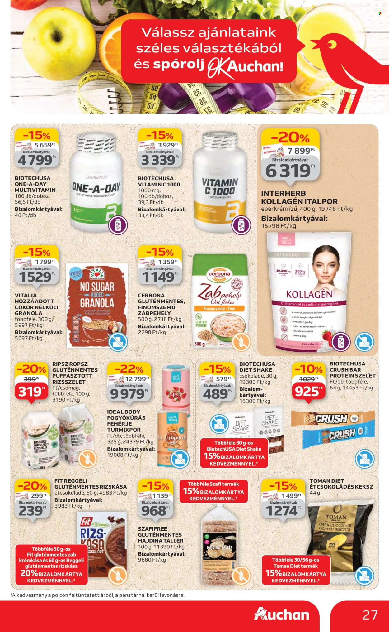 Auchan akciós újságok - 2025.07.03 - 2025.07.09. Oldal 27