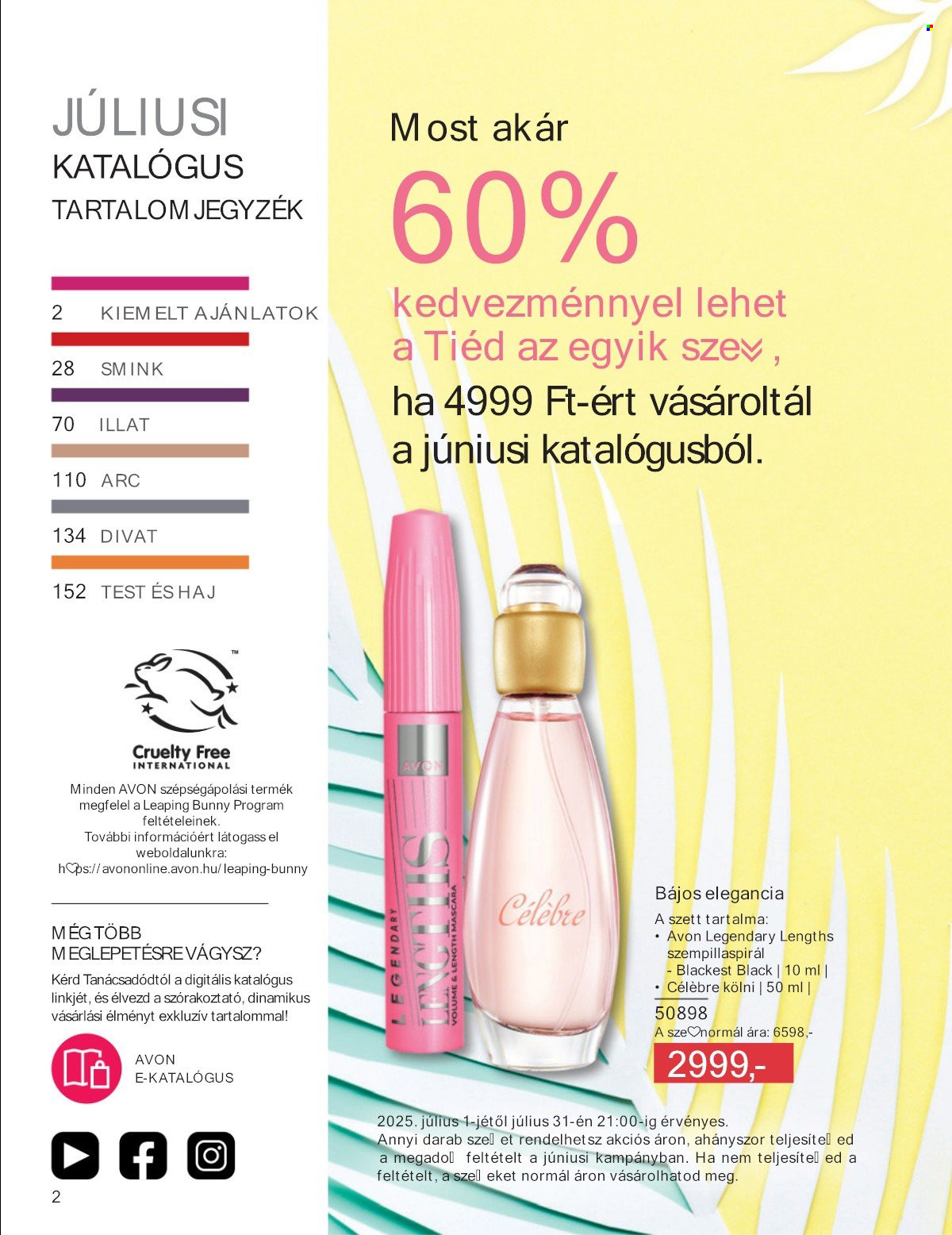 Avon akciós újságok - 2025.07.01 - 2025.07.31. Oldal 2