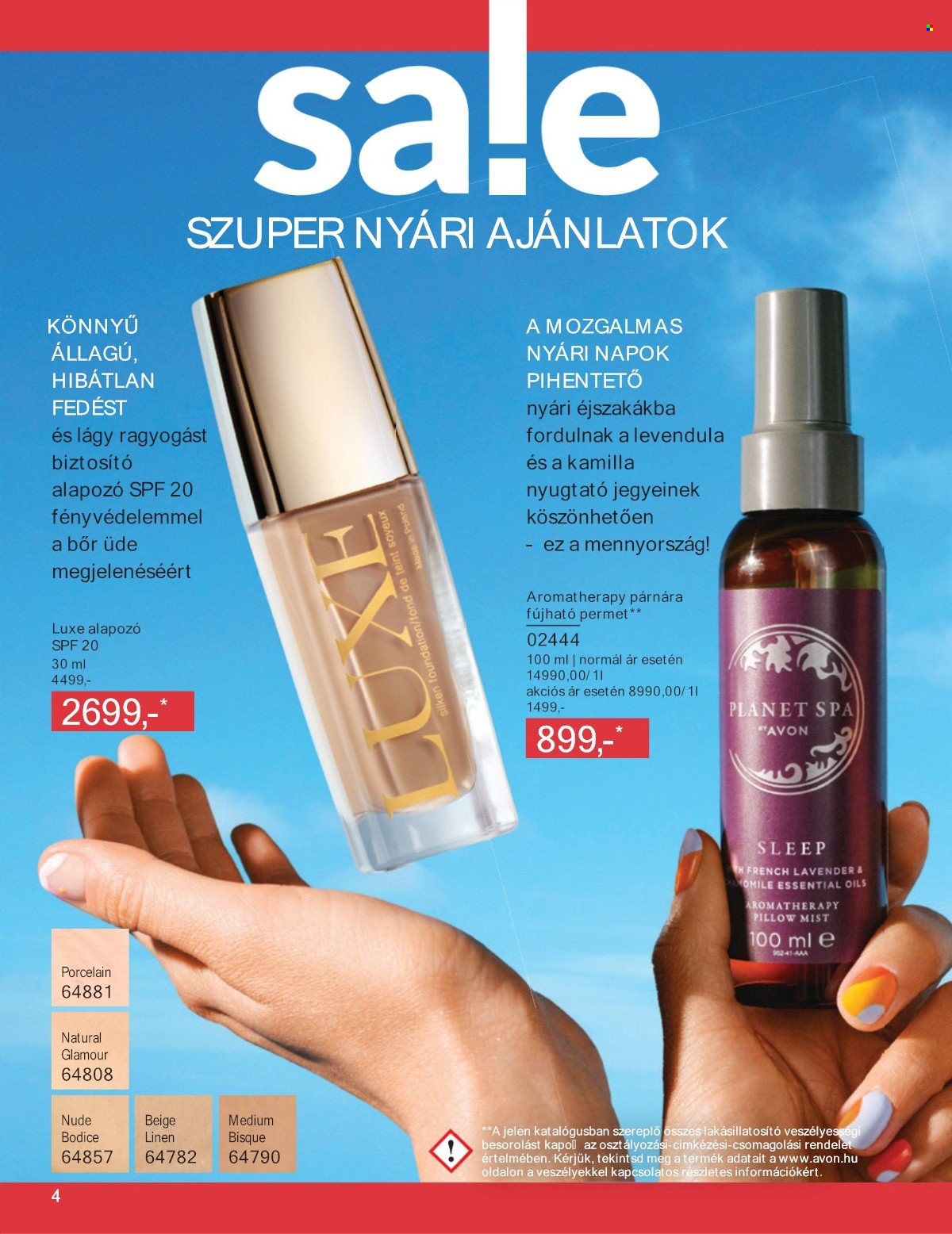 Avon akciós újságok - 2025.07.01 - 2025.07.31. Oldal 4
