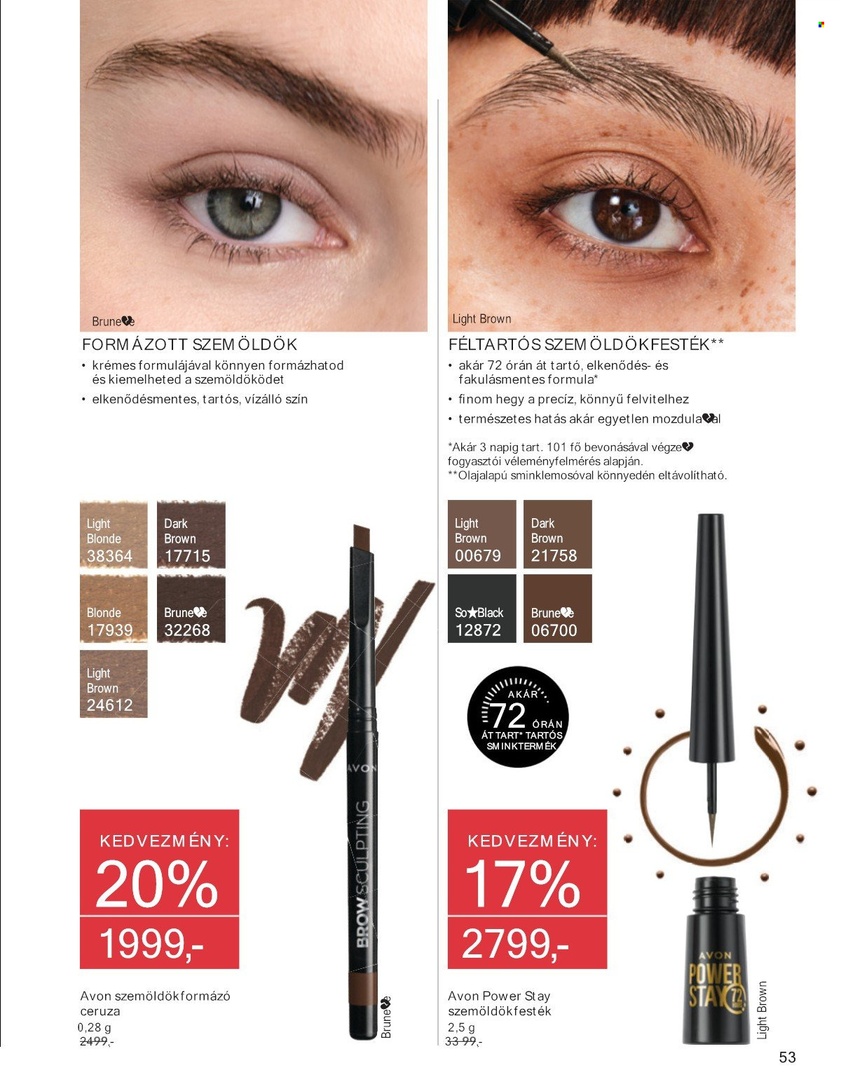 Avon akciós újságok - 2025.07.01 - 2025.07.31. Oldal 53