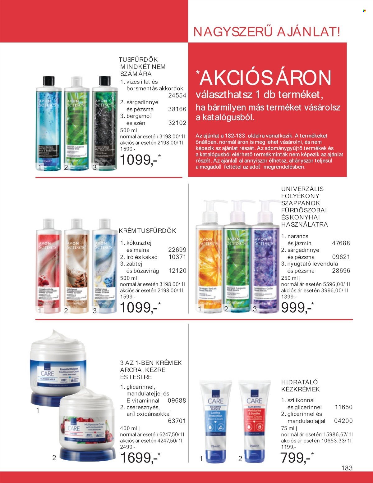 Avon akciós újságok - 2025.07.01 - 2025.07.31. Oldal 183