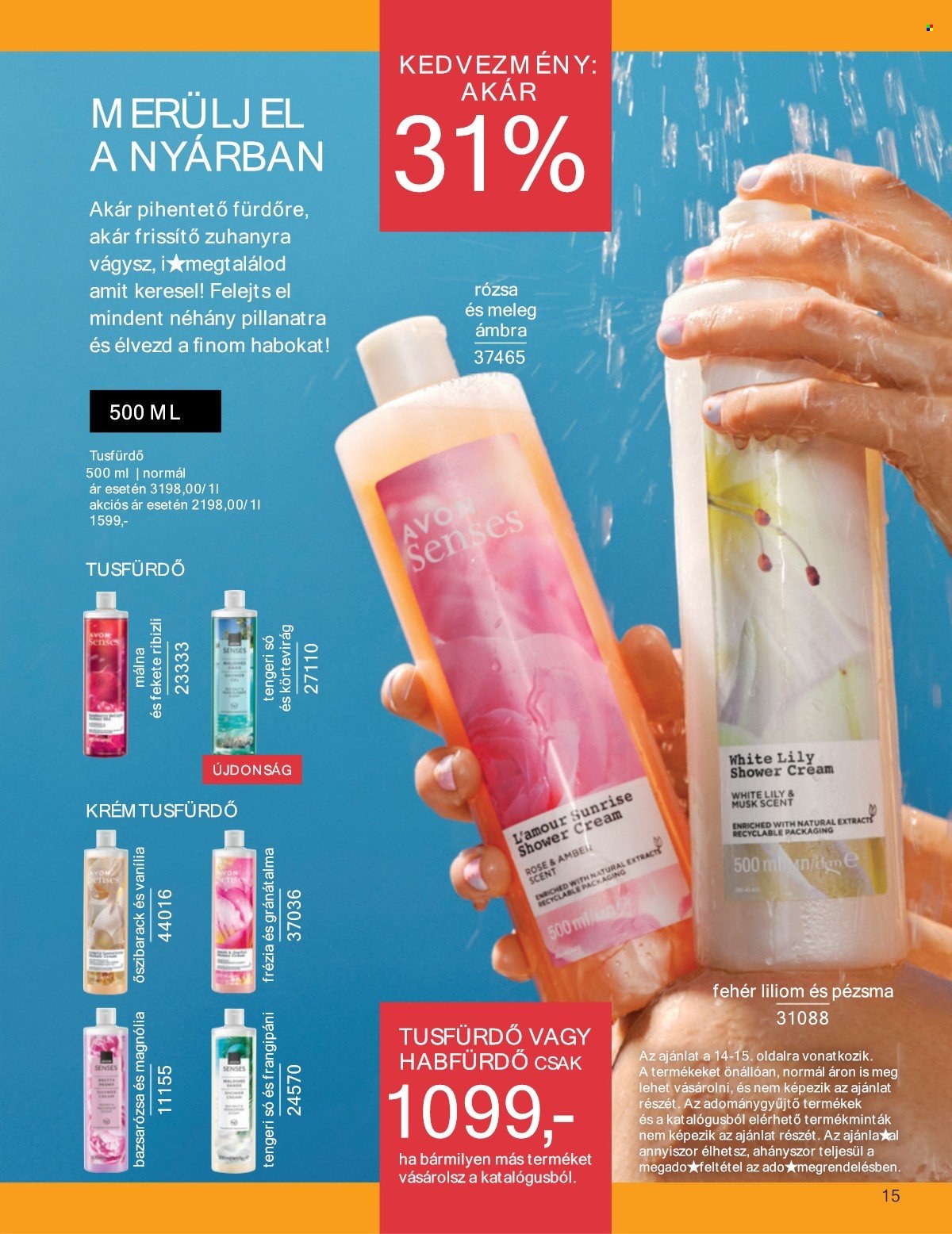 Avon akciós újságok - 2025.07.01 - 2025.07.31. Oldal 15