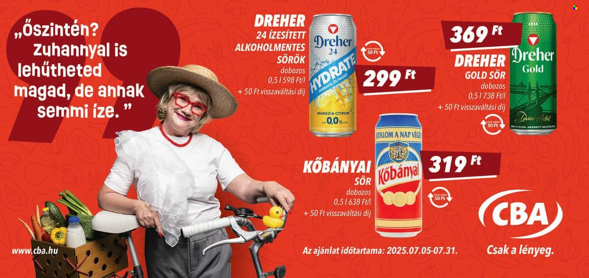 CBA akciós újságok - 2025.07.05 - 2025.07.31. Oldal 2