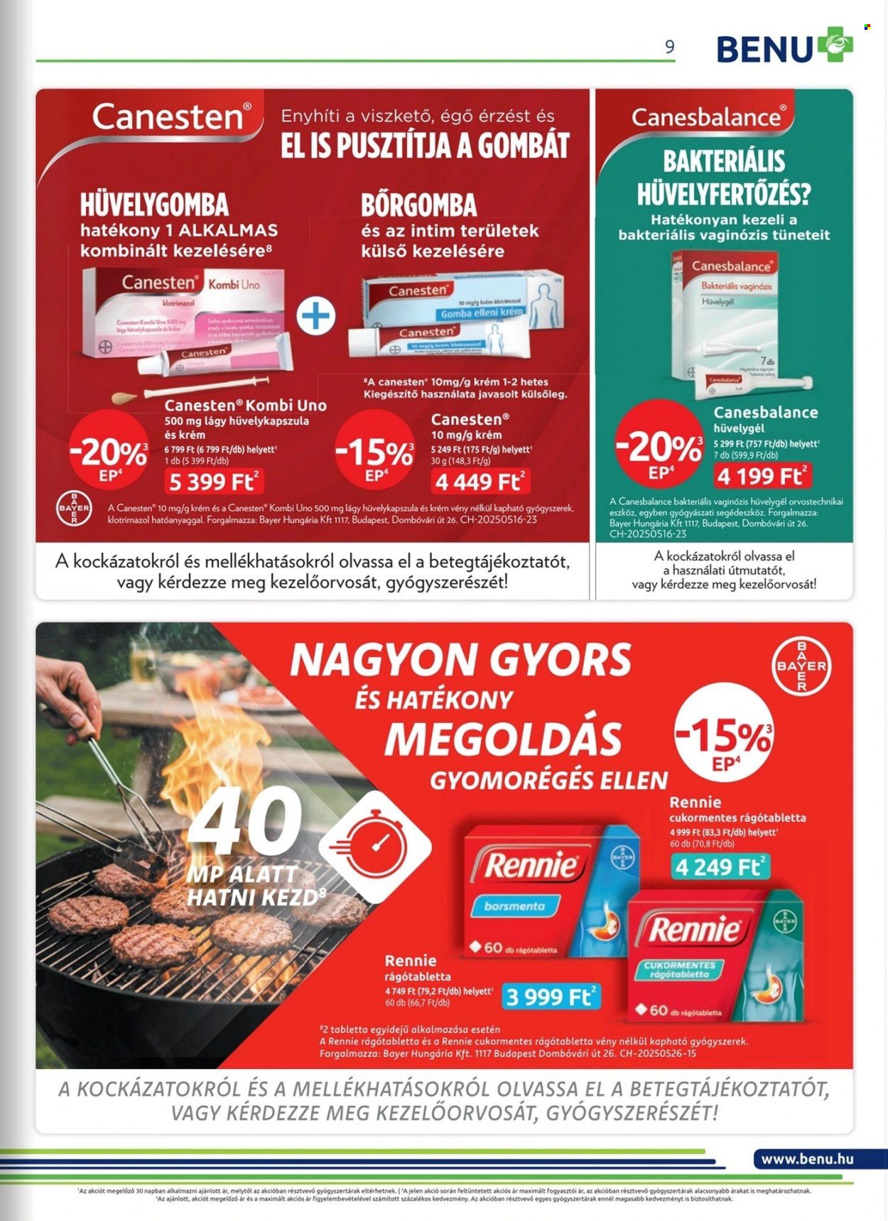 BENU Gyógyszertár akciós újságok - 2025.07.01 - 2025.07.31. Oldal 8