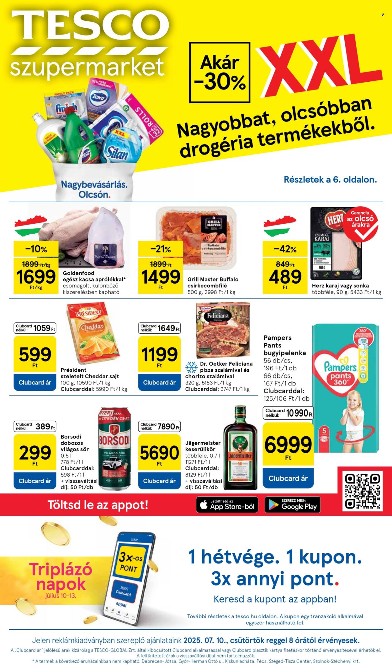 TESCO akciós újságok - 2025.07.10 - 2025.07.16. Oldal 1