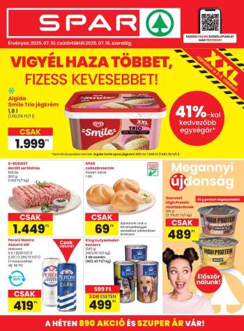 Újság SPAR - 2025.07.10 - 2025.07.16.