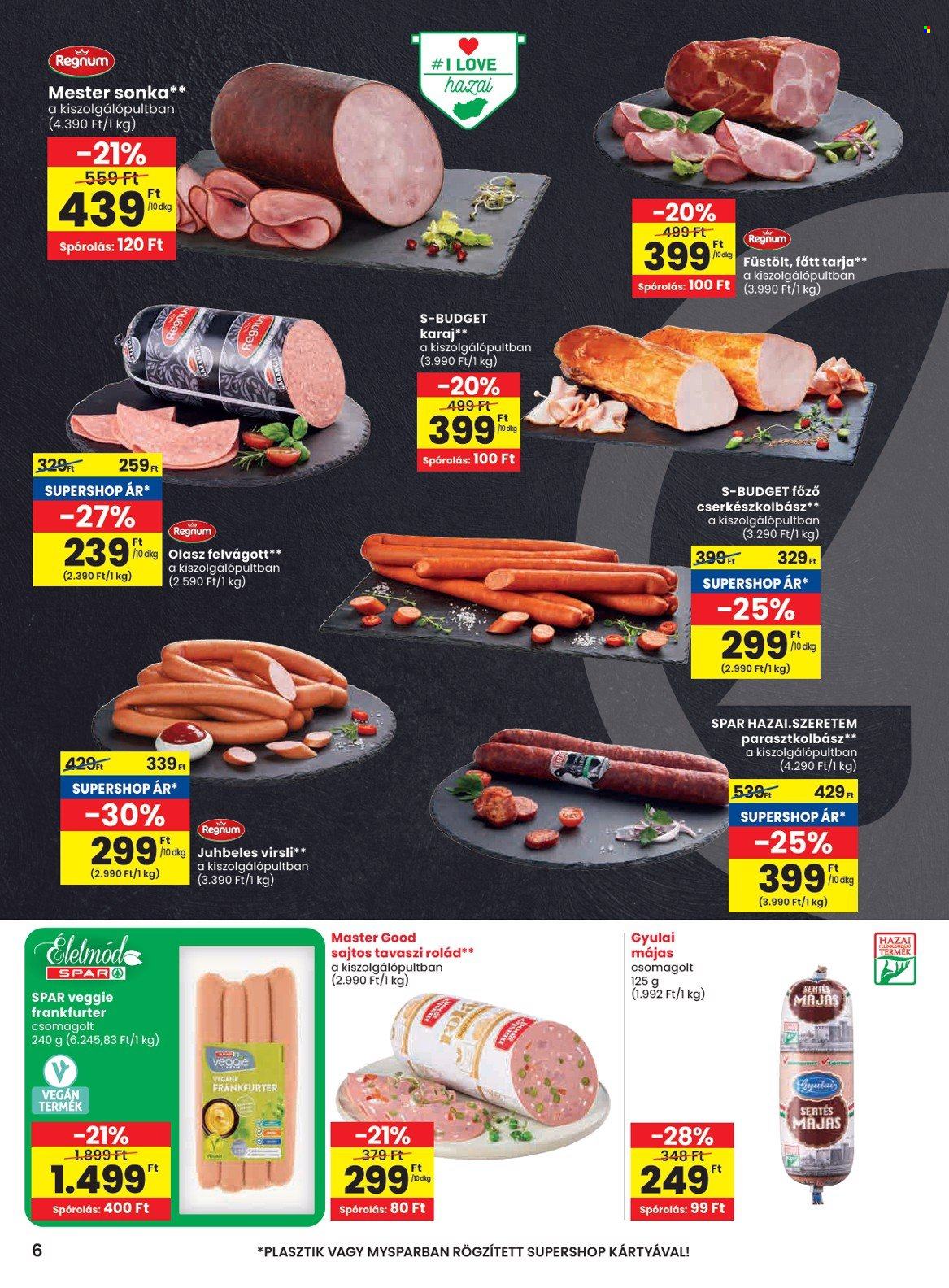 SPAR akciós újságok - 2025.07.10 - 2025.07.16. Oldal 6