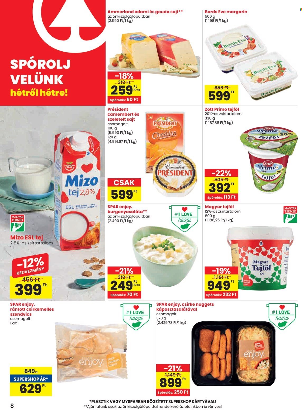 SPAR akciós újságok - 2025.07.10 - 2025.07.16. Oldal 8