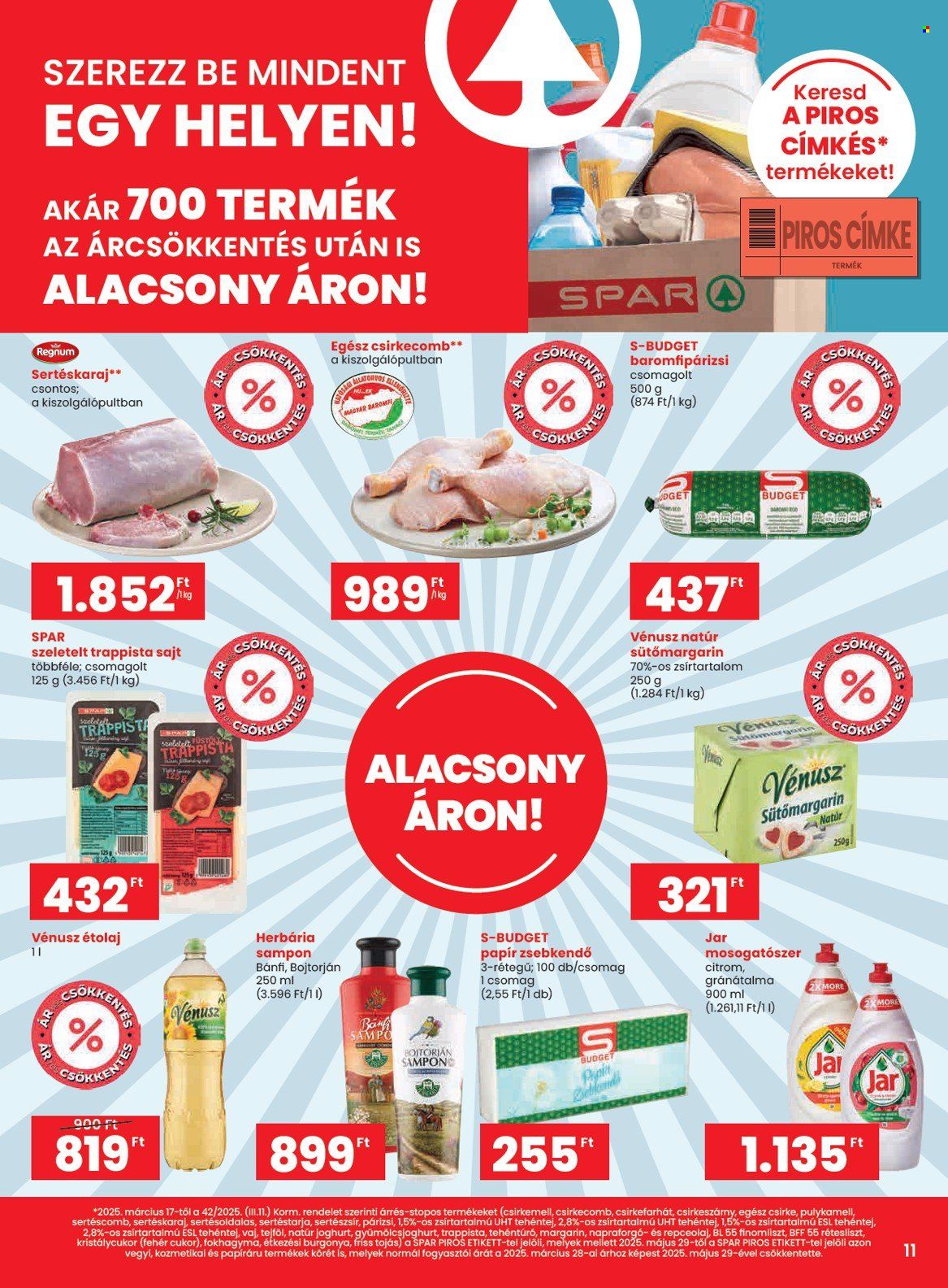 SPAR akciós újságok - 2025.07.10 - 2025.07.16. Oldal 11