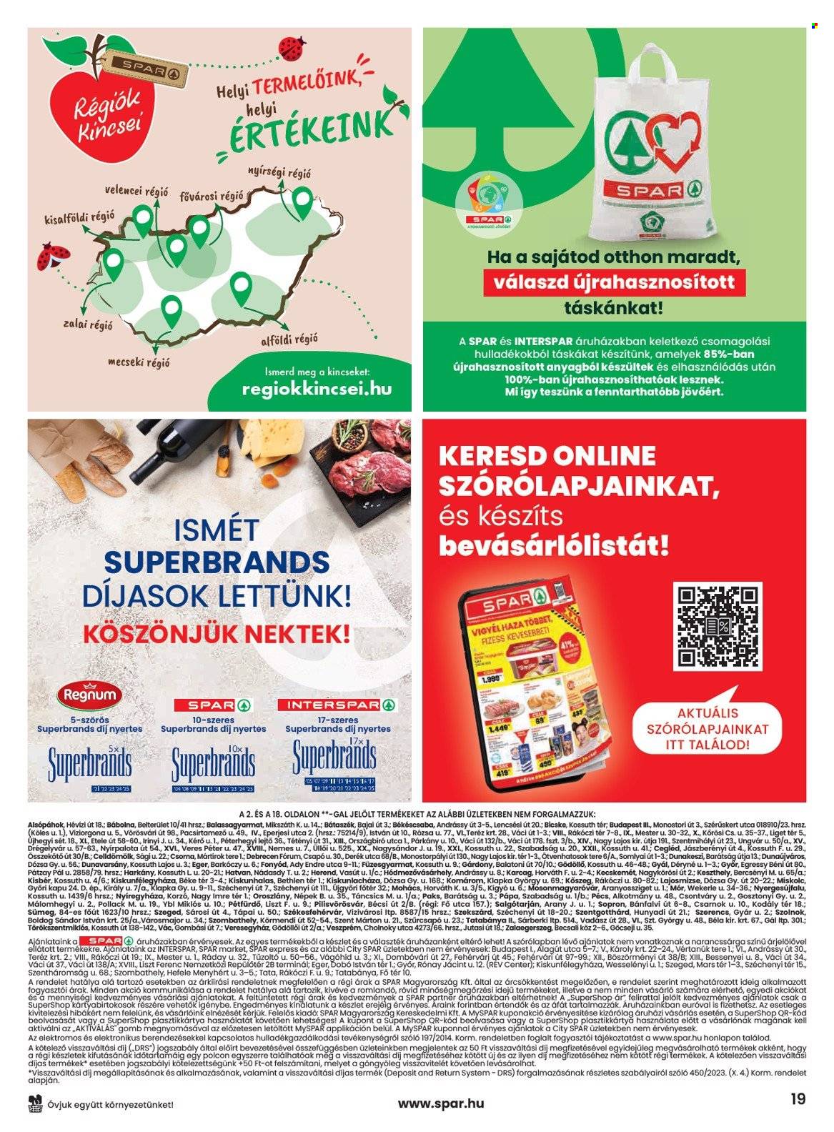 SPAR akciós újságok - 2025.07.10 - 2025.07.16. Oldal 19