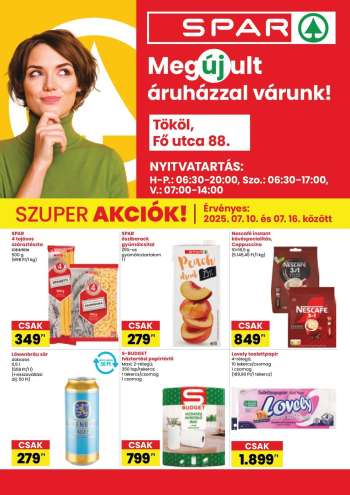 Újság SPAR Szupermarket - 2025.07.10 - 2025.07.16.