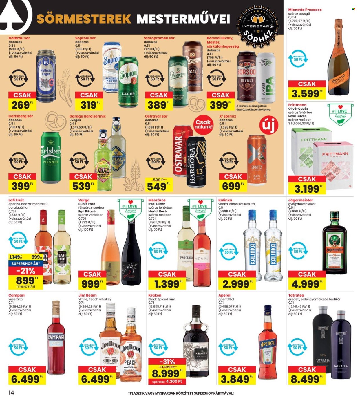 INTERSPAR akciós újságok - 2025.07.10 - 2025.07.16. Oldal 14