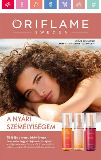 Újság Oriflame - 2025.07.06 - 2025.07.26.