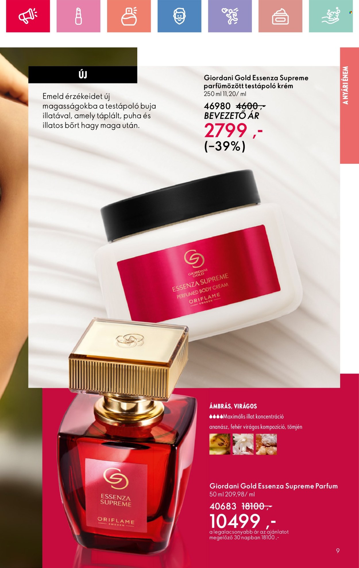 Oriflame akciós újságok - 2025.07.06 - 2025.07.26. Oldal 9