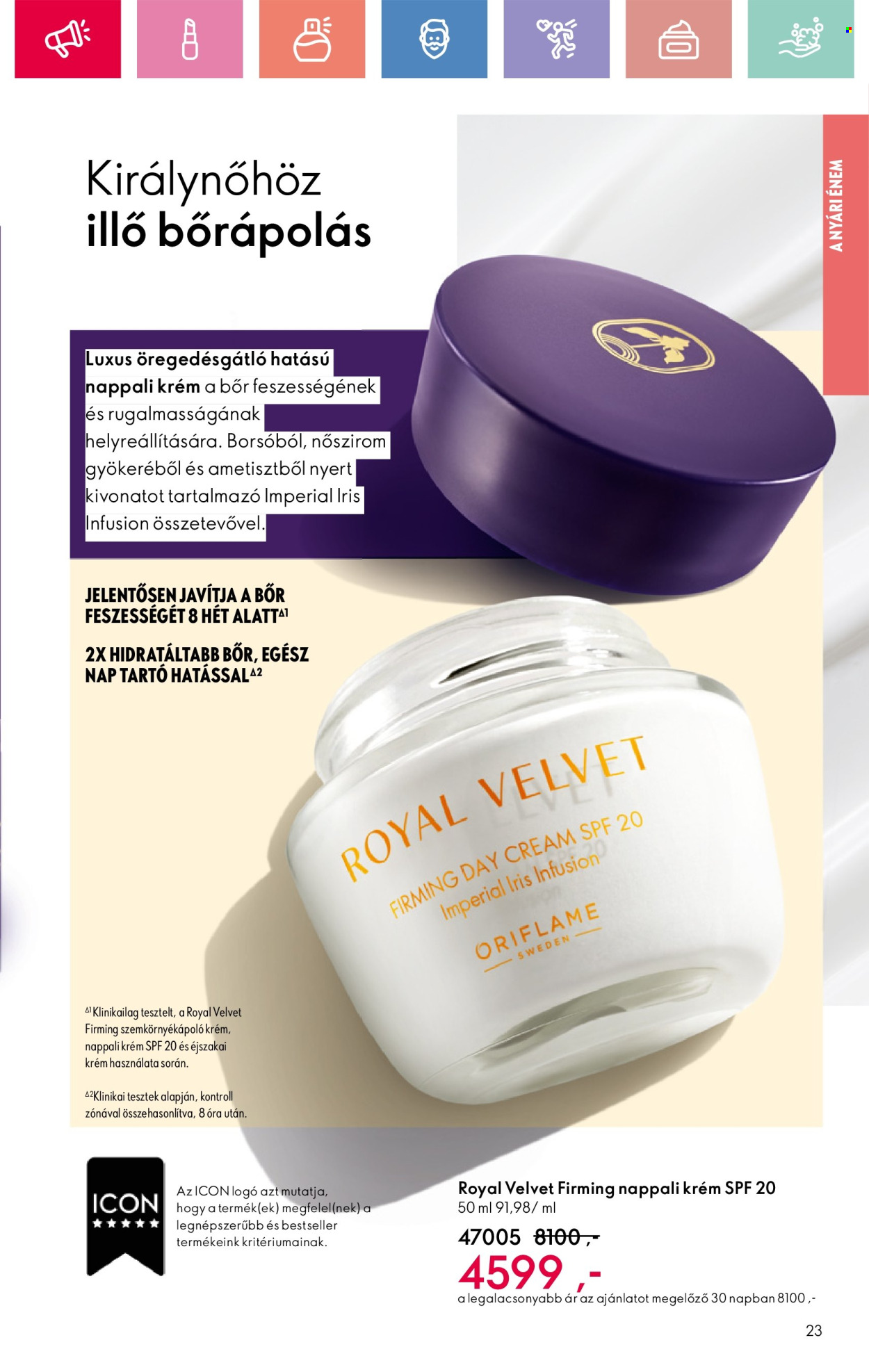 Oriflame akciós újságok - 2025.07.06 - 2025.07.26. Oldal 23