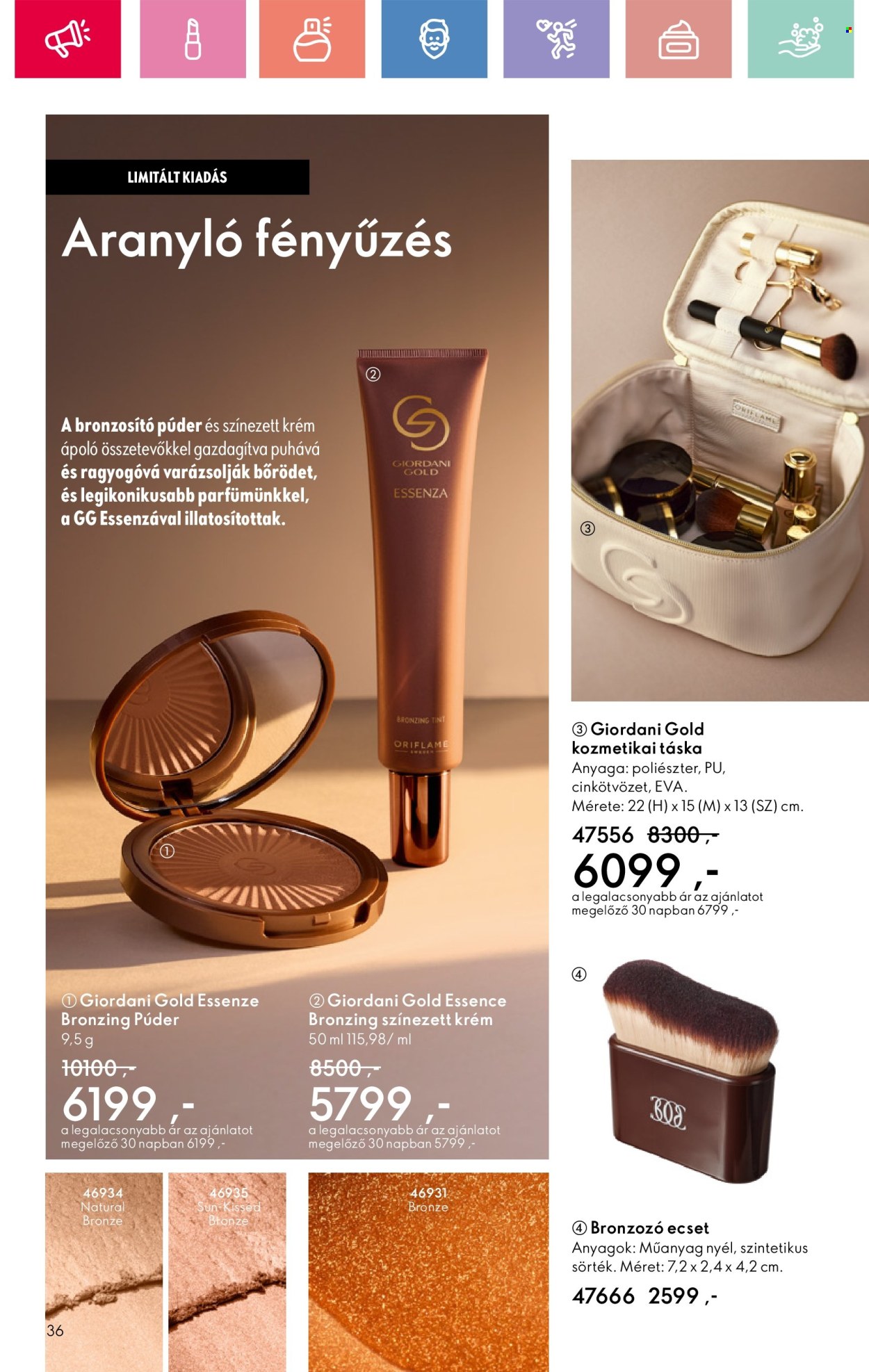 Oriflame akciós újságok - 2025.07.06 - 2025.07.26. Oldal 36