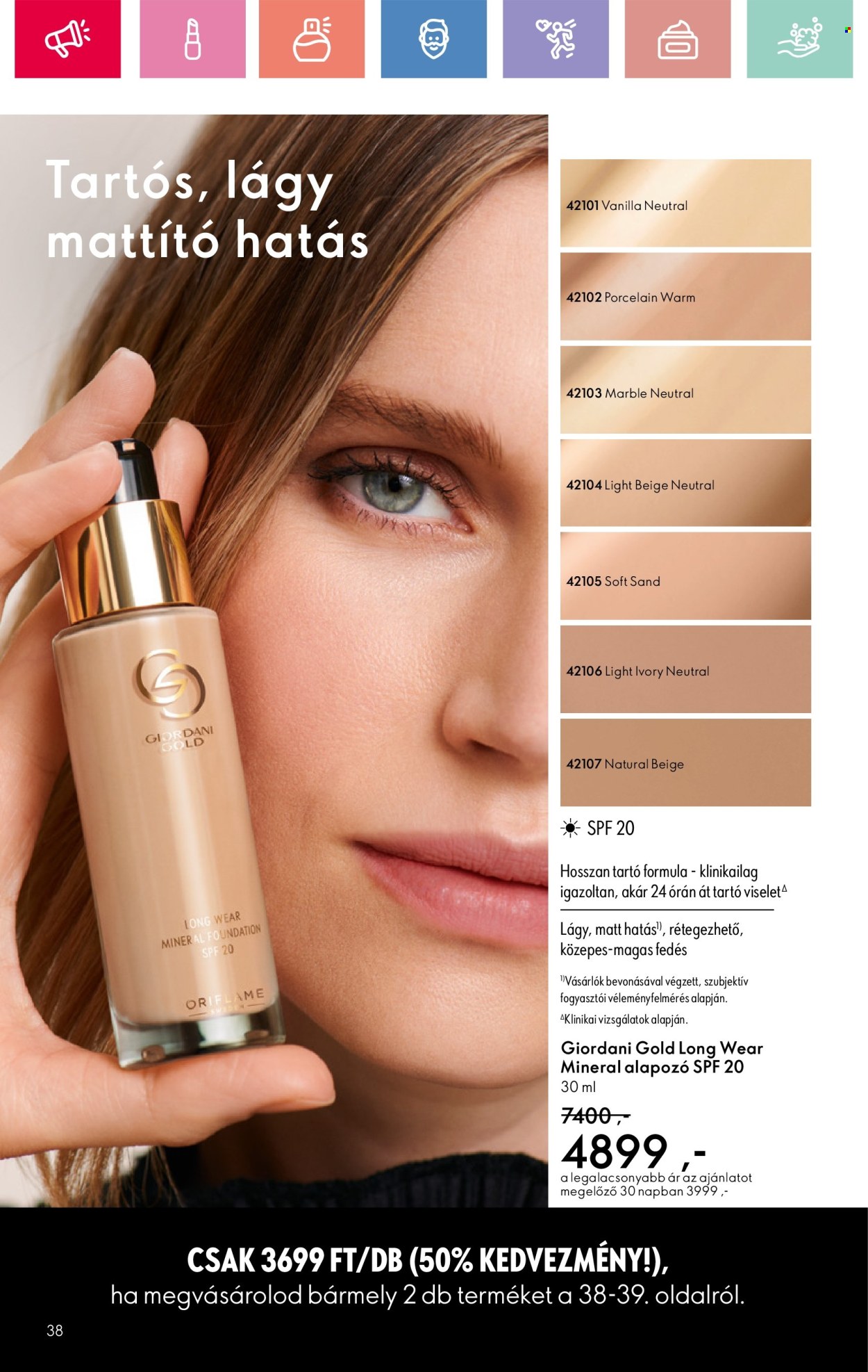 Oriflame akciós újságok - 2025.07.06 - 2025.07.26. Oldal 38
