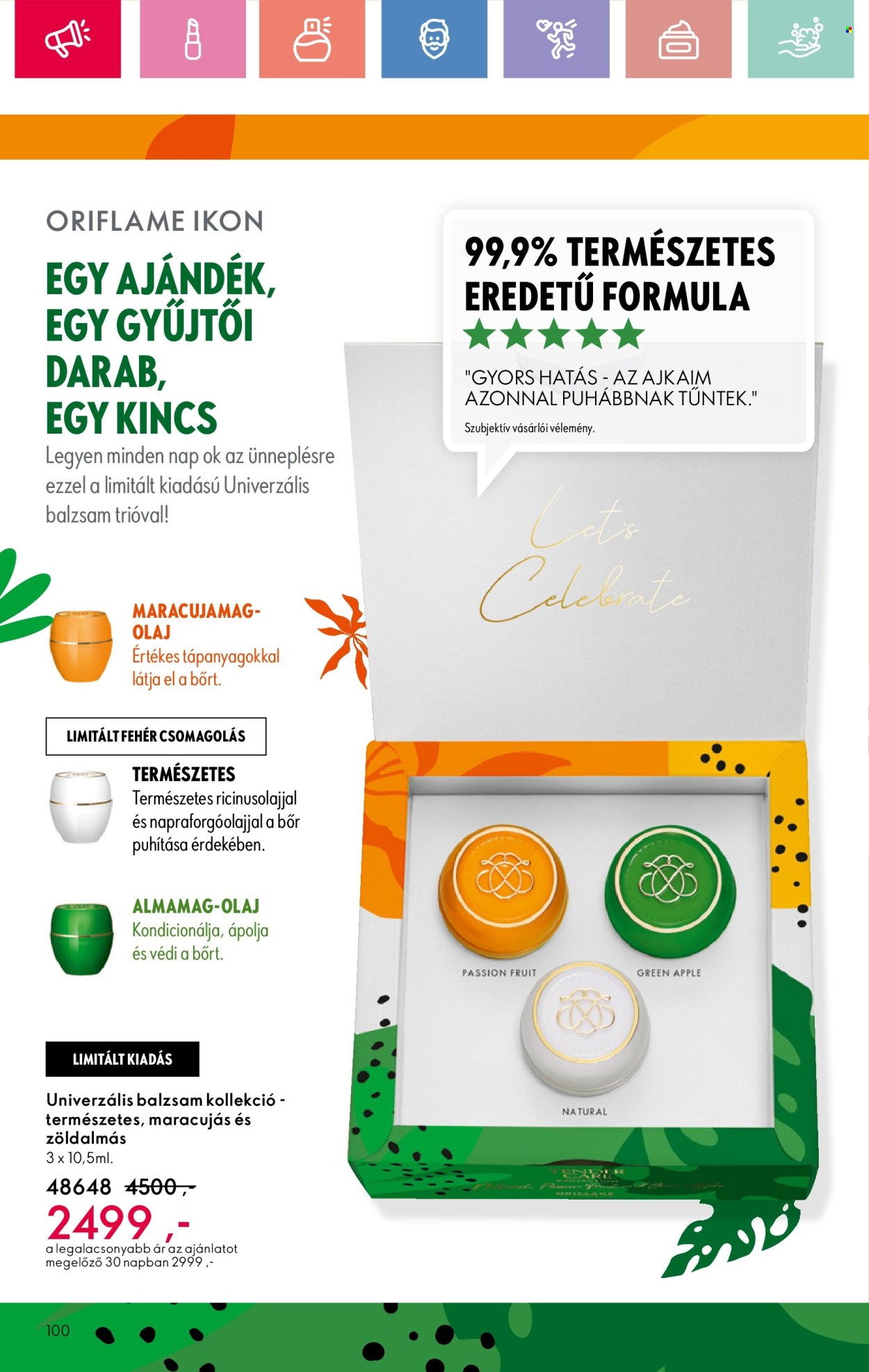 Oriflame akciós újságok - 2025.07.06 - 2025.07.26. Oldal 100