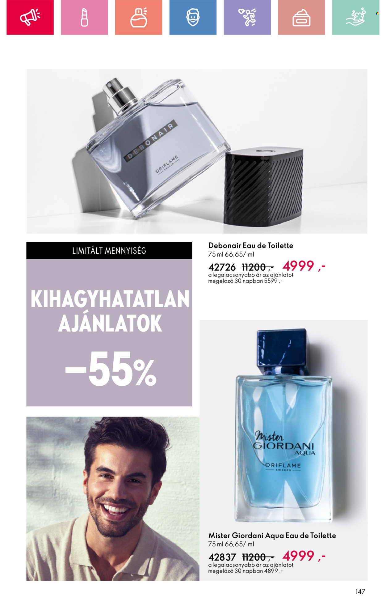 Oriflame akciós újságok - 2025.07.06 - 2025.07.26. Oldal 147