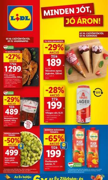 Újság Lidl - 2025.07.10 - 2025.07.16.