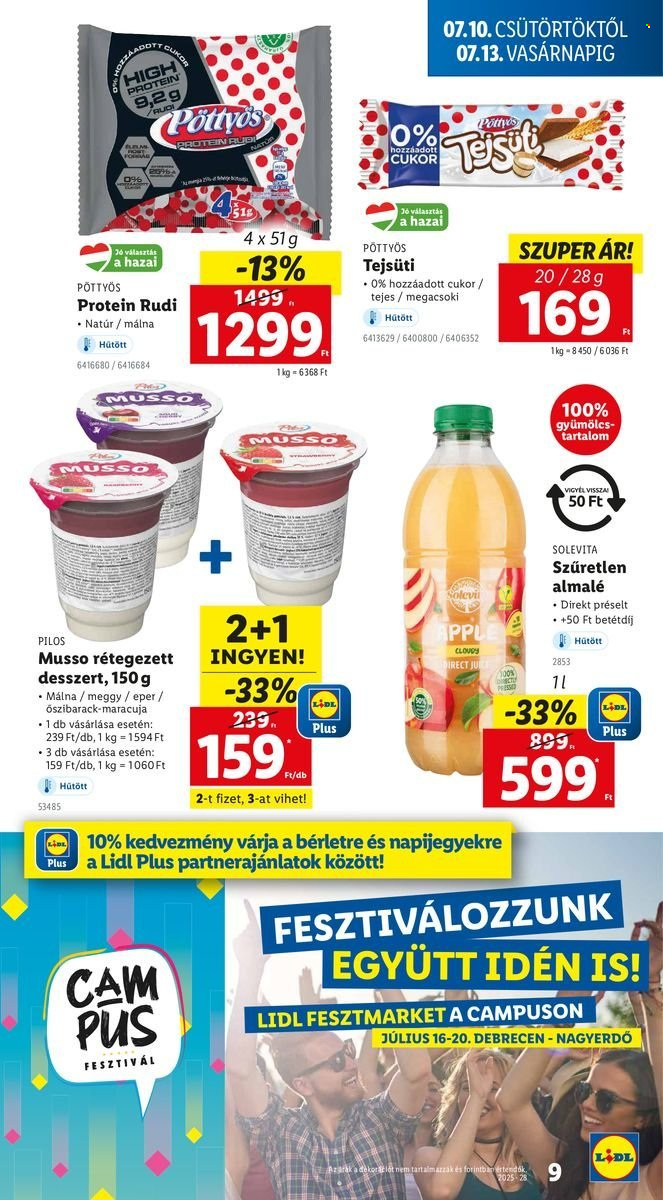 Lidl akciós újságok - 2025.07.10 - 2025.07.16. Oldal 9