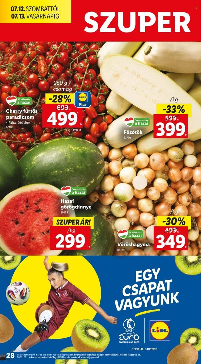 Lidl akciós újságok - 2025.07.10 - 2025.07.16. Oldal 28