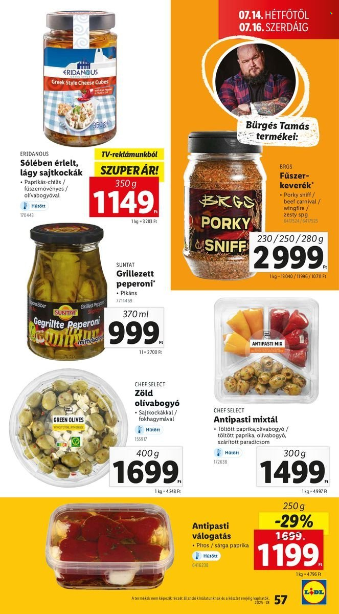 Lidl akciós újságok - 2025.07.10 - 2025.07.16. Oldal 57