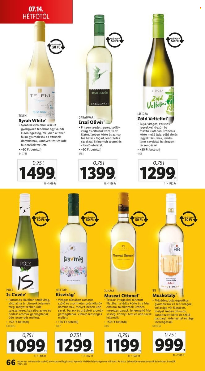 Lidl akciós újságok - 2025.07.10 - 2025.07.16. Oldal 66