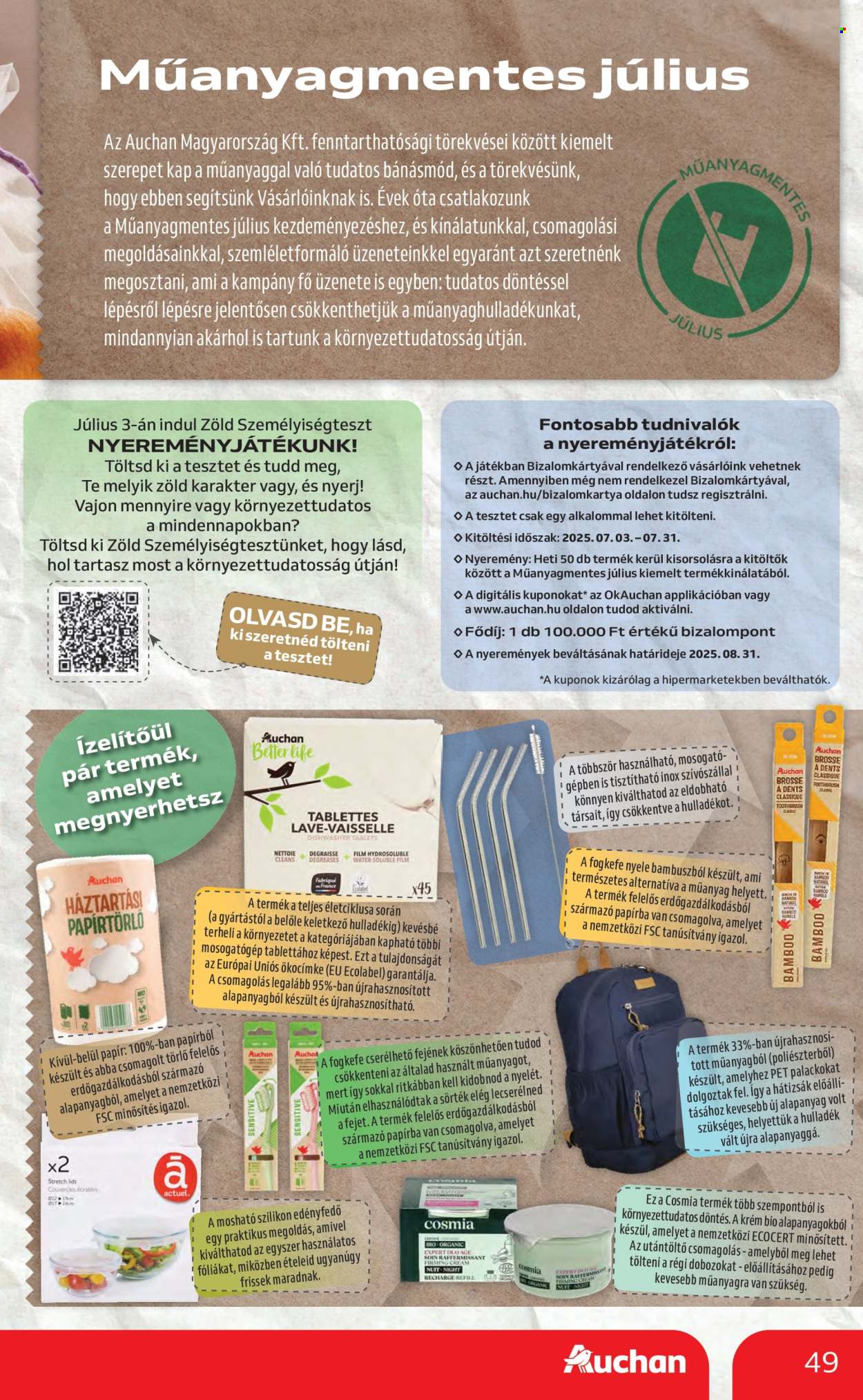 Auchan akciós újságok - 2025.07.10 - 2025.07.16. Oldal 49