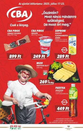 Újság CBA - 2025.07.17 - 2025.07.23.