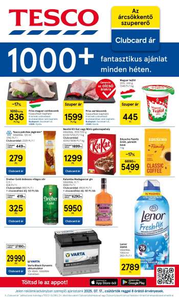 Újság TESCO - 2025.07.17 - 2025.07.23.