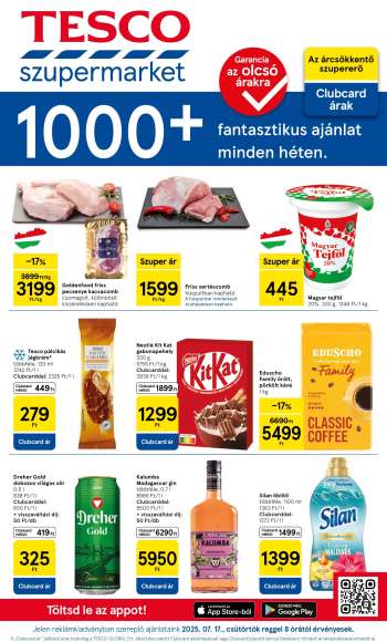 Újság TESCO - 2025.07.17 - 2025.07.23.