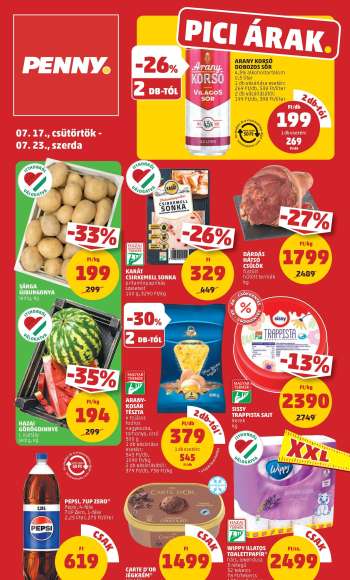 Újság Penny Market - 2025.07.17 - 2025.07.23.